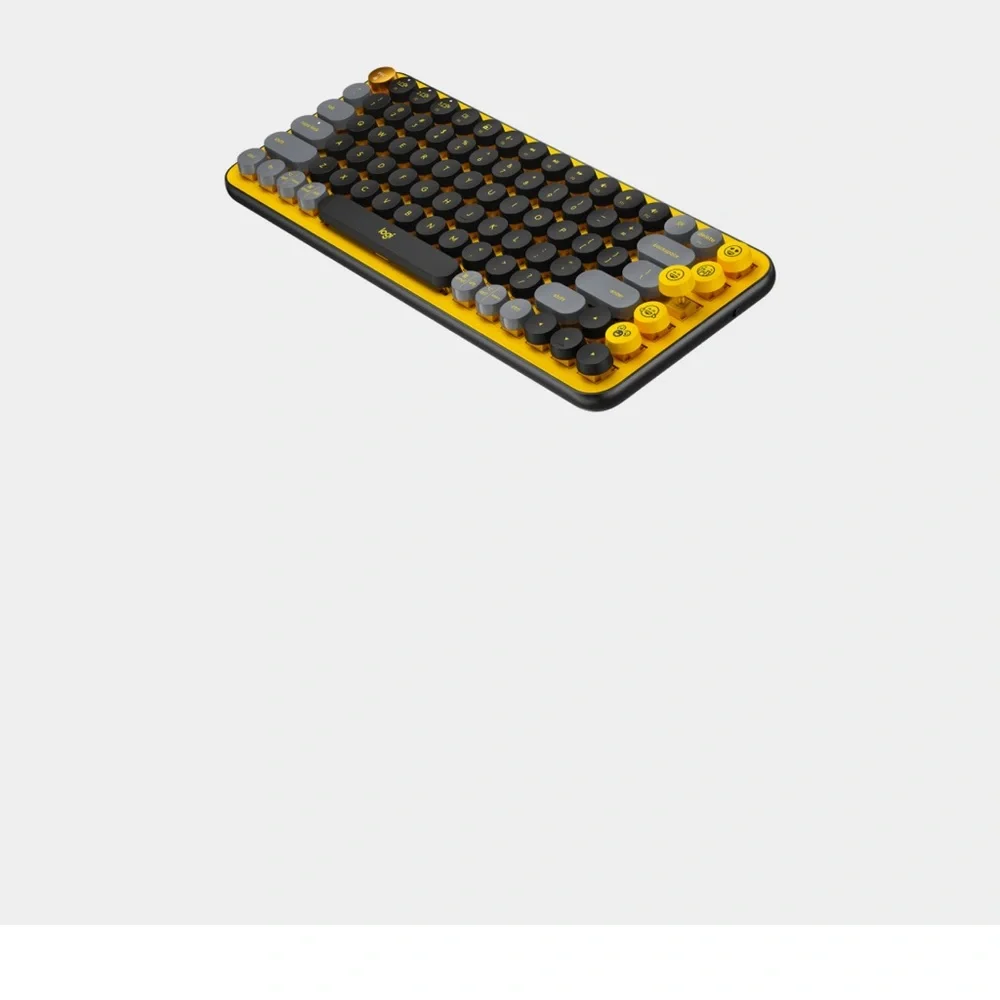 Logitech POP Mechanical Wireless Keyboard with Customizable Emoji Keys
